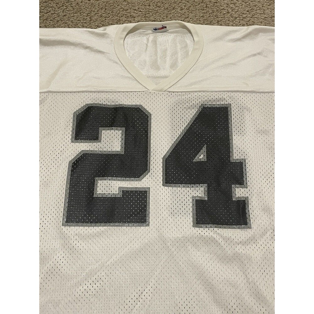 Rare Charles Woodson Oakland Raiders Champion NFL Football Jersey Mens Sz 48 - Picture 3 of 5